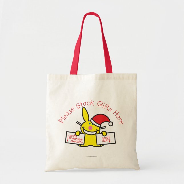 Please Stack Gifts Here Tote Bag (Front)
