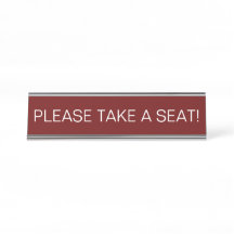 Please take a seat Reception Waiting Area