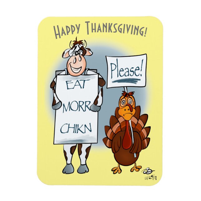 Please Thanksgiving Magnet (Vertical)