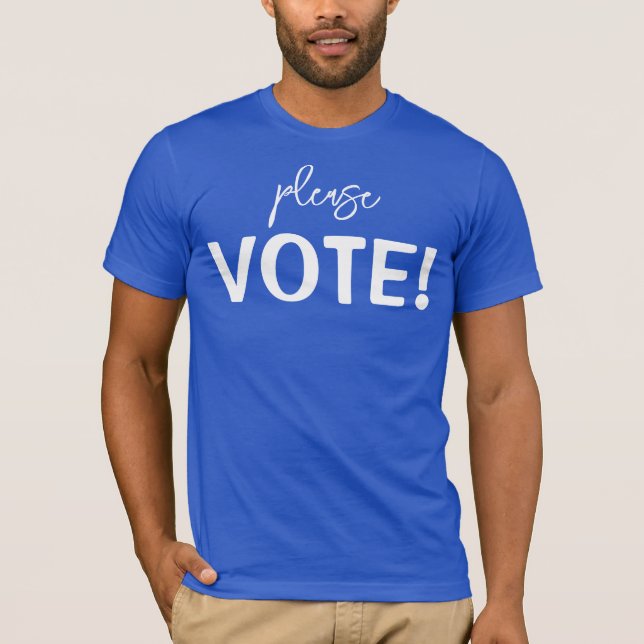 Please VOTE! Men's T-Shirt (Front)