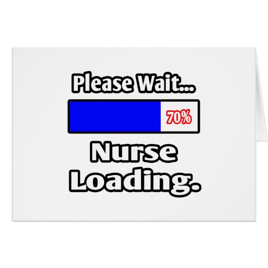 Please Wait...Nurse Loading Cards (Front Horizontal)