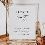 Please Wait Until Wedding Cake Dessert Table Sign