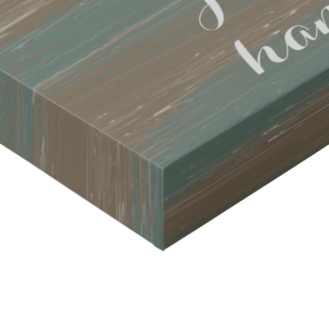 Please Wash Your Hands Faux Canvas Wrap Wall Art (Corner)