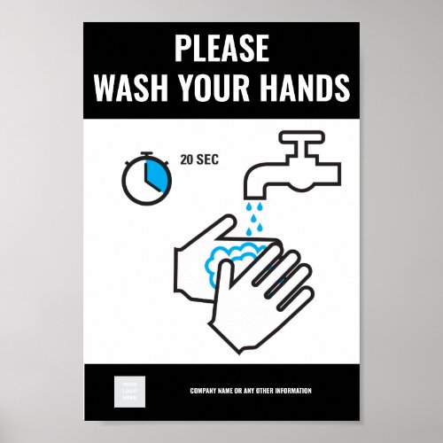 Please Wash your hands Poster