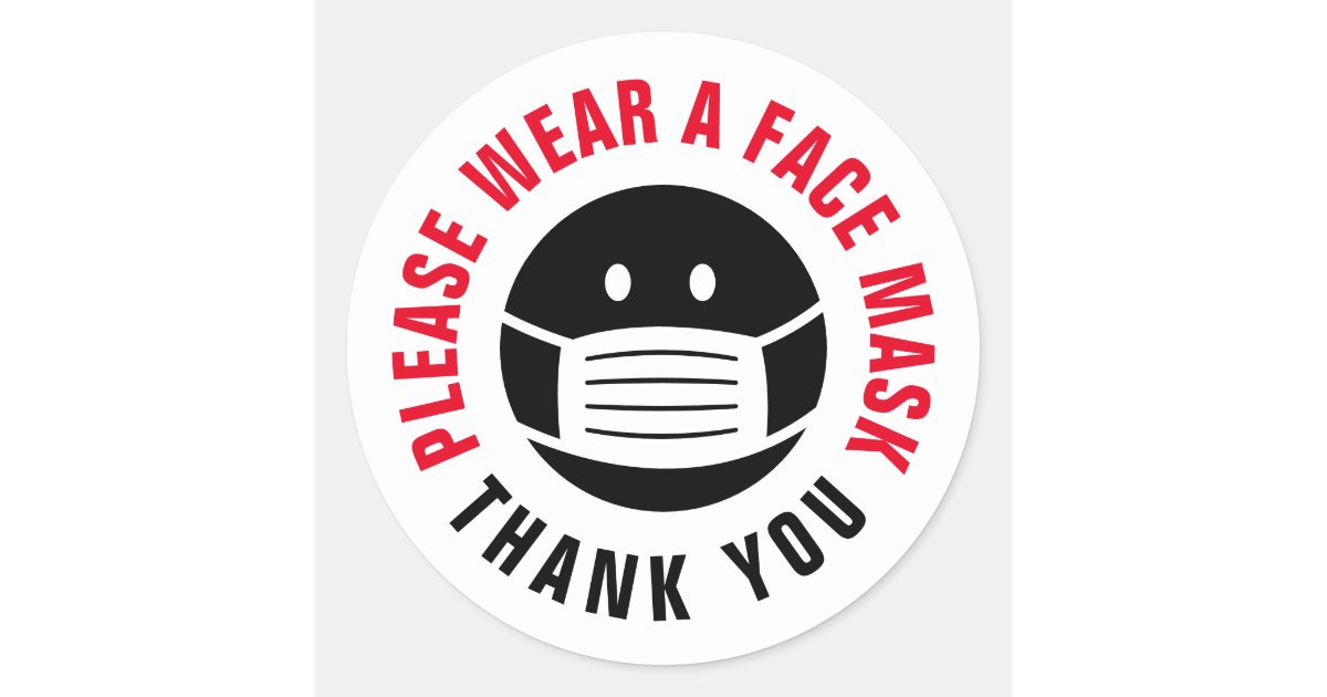 Wear a Mask Sticker