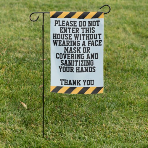 Please Wear A Mask Garden Flag