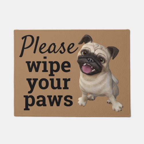 Please wipe your paws doormat