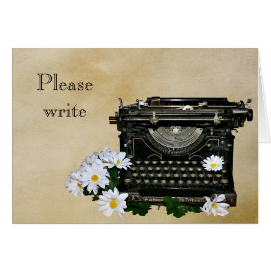 Please write cards (Front Horizontal)
