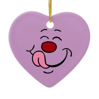 Pleased: Heart Ornament for Balloons or Flowers ornament