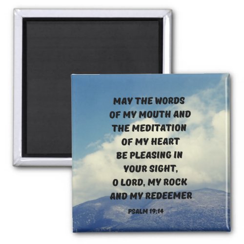 Pleasing In Your Sight O God Psalm 1914 Christian Magnet