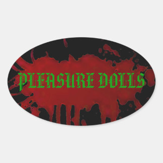Pleasure Dolls Oval Sticker