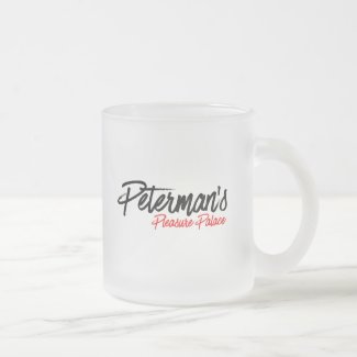 Pleasure Palace Frosted Mug! Frosted Glass Coffee Mug