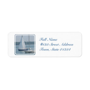 Pleasure Sail Return Address Mailing Label