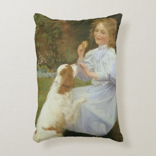 Pleasures of Hope by William Henry Gore Accent Pillow