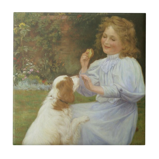 Pleasures of Hope by William Henry Gore Ceramic Tile (Front)