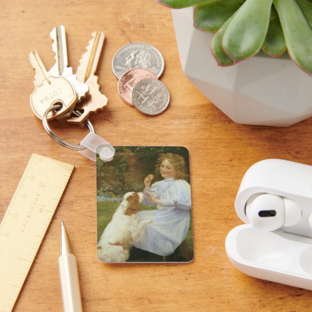 Pleasures of Hope by William Henry Gore Keychain (Desk)