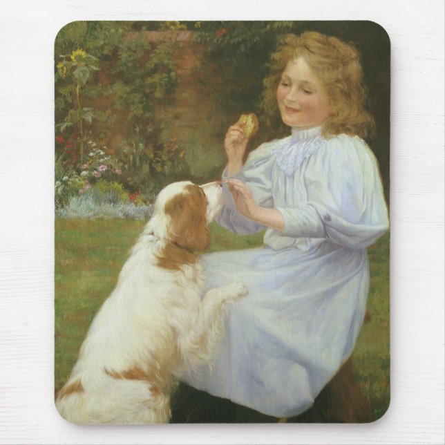 Pleasures of Hope by William Henry Gore Mouse Pad (Front)