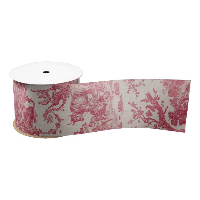 Pleasures of the Farm 18th C Toile Ribbon (Spool)