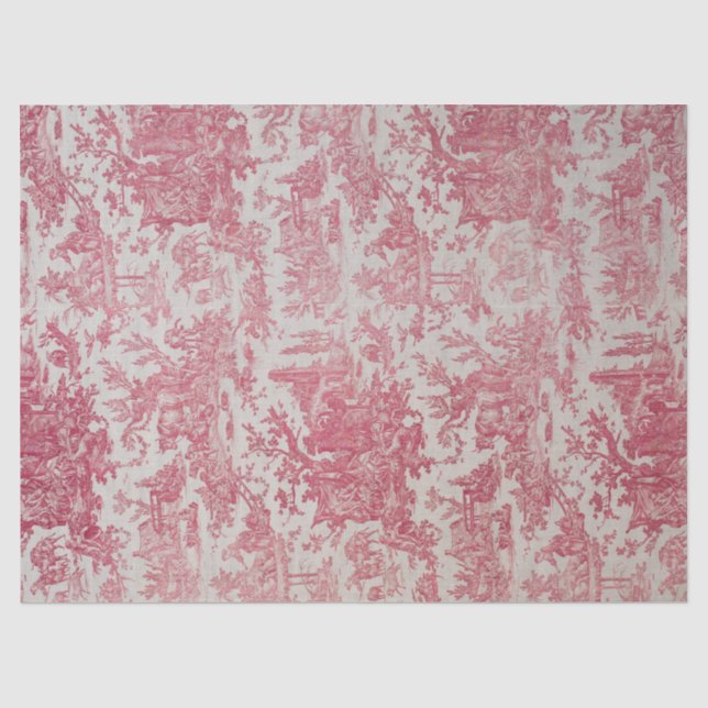 Pleasures of the Farm 18th Cent. Toile Tissue Paper (Front)