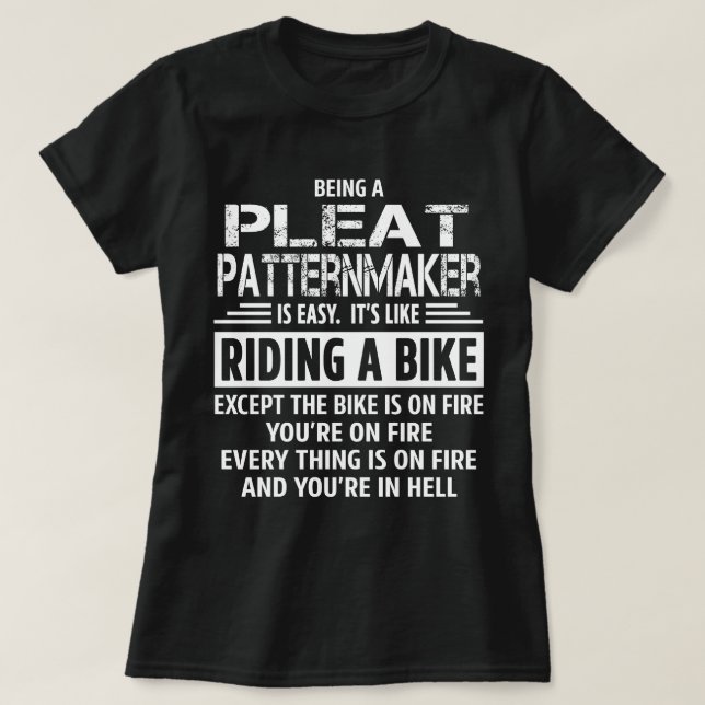 Pleat Patternmaker T-Shirt (Design Front)