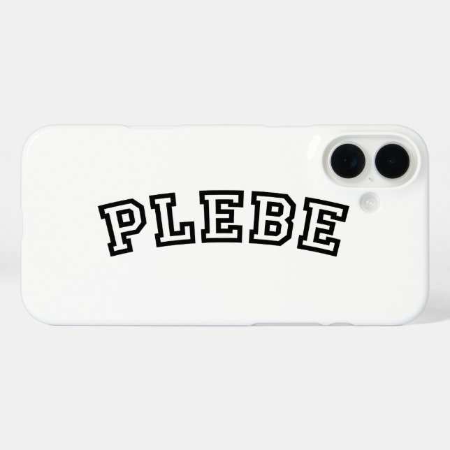 PLEBE Case-Mate iPhone CASE (Back (Horizontal))