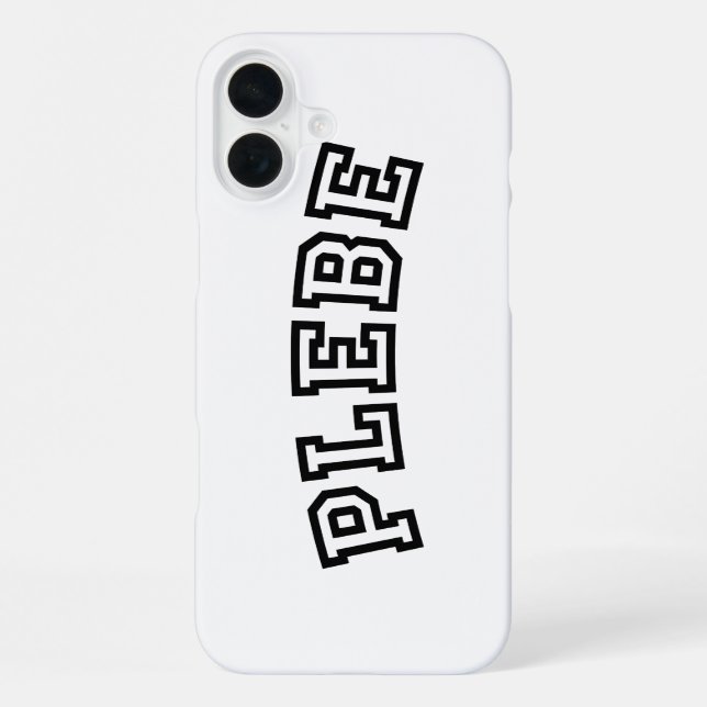 PLEBE IPHONE CASE (Back)
