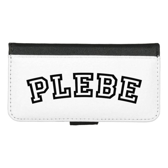 PLEBE iPhone WALLET CASE (Front (Horizontal))