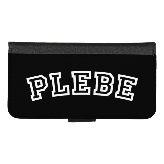 PLEBE iPhone WALLET CASE (Front (Horizontal))