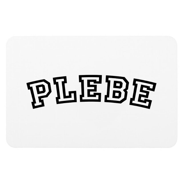 PLEBE MAGNET (Horizontal)