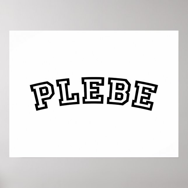 PLEBE POSTER (Front)