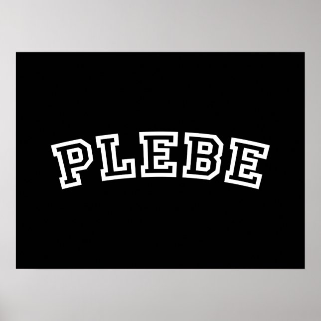 PLEBE POSTER (Front)