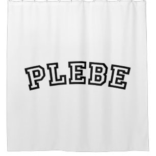 PLEBE SHOWER CURTAIN