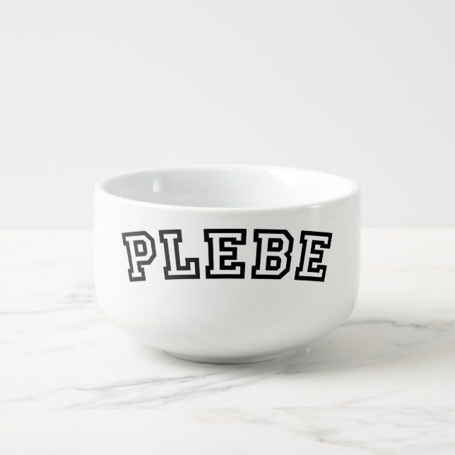 PLEBE SOUP MUG (Front)
