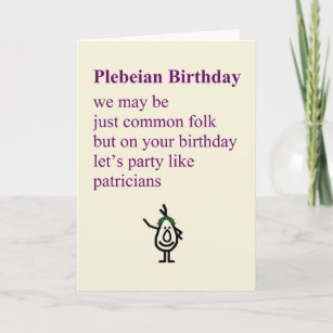 Funny Poem Birthday Cards Templates