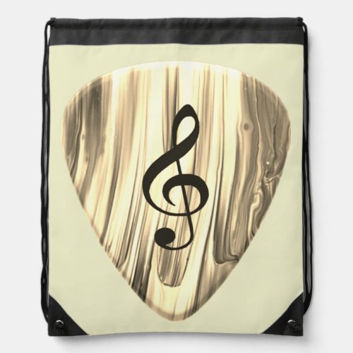 Plectrum for guitar with Note  Drawstring Bag