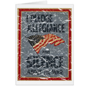Pledge Allegiance - 1941 - distressed Cards