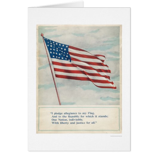 Pledge of Allegiance Cards (Front)