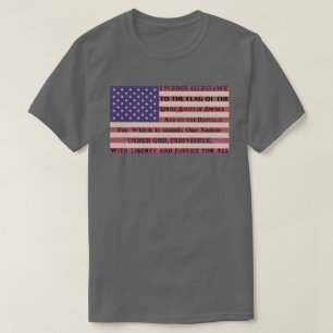 Pledge of Allegiance Flag T-Shirt