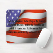 Pledge of Allegiance Mouse Pad (With Mouse)