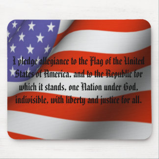 Pledge of Allegiance Mouse Pad