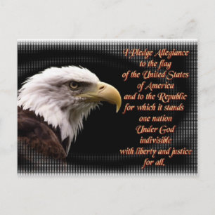 Pledge of Allegiance Postcard