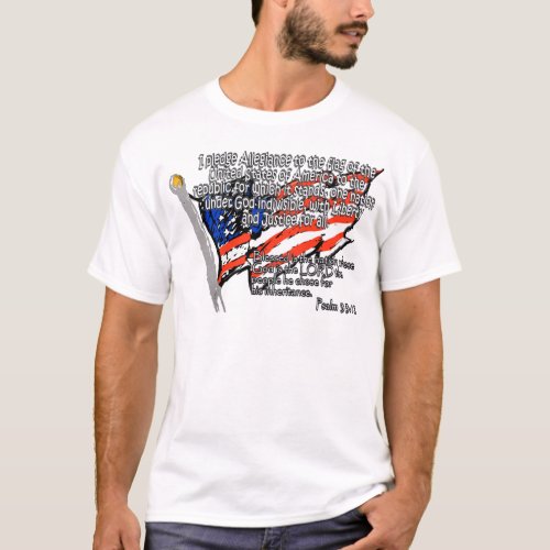 Pledge of Allegiance Psalm 3312 T_Shirt