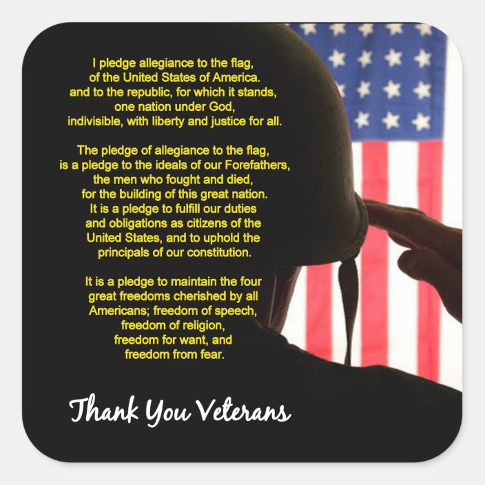 a pledge to our veterans essay