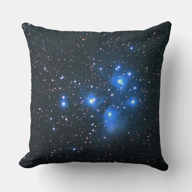 Pleiades 2 throw pillow (Front)