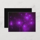 Pleiades in Purple Space Art Business Card (Front/Back)