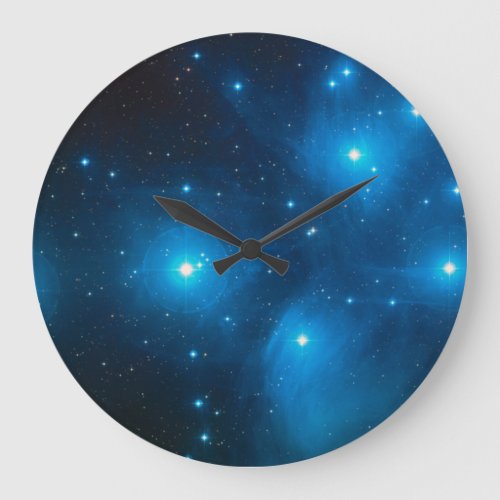 Pleiades Open Star Cluster Large Clock