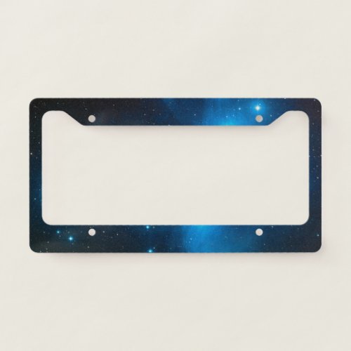 Pleiades Open Star Cluster License Plate Frame