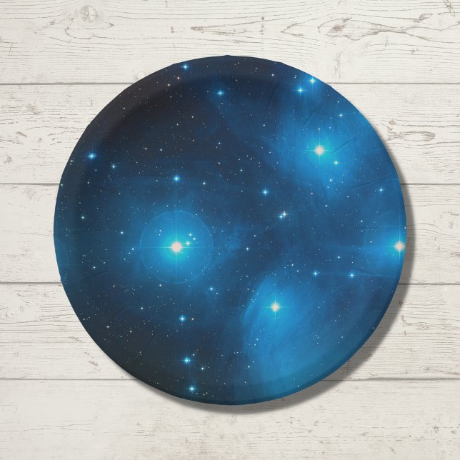 Pleiades Open Star Cluster Paper Plates (Creator Uploaded)