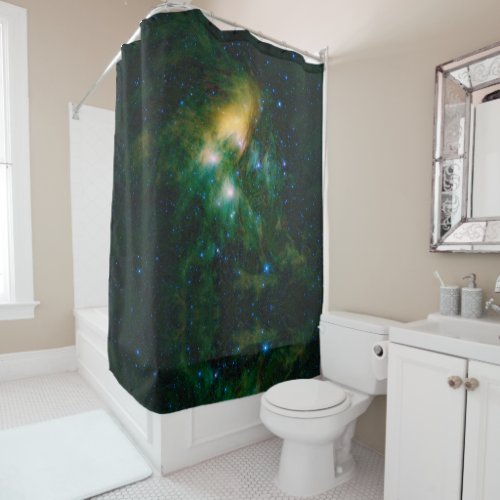Pleiades Open Star Cluster Shower Curtain