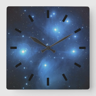 Pleiades or The Seven Sisters M45 Square Wall Clock